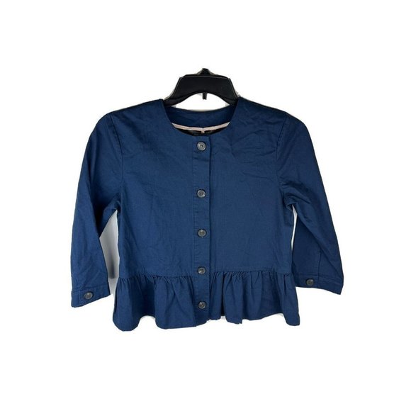 Market and Spruce‎ Laren Peplum Cargo Jacket Navy Size Small NWT stitch fix - Picture 1 of 10